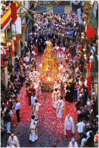 Праздник Тела и Крови Праздник Тела и Крови Христовых в Испании.Дата в 2014 годув Испании